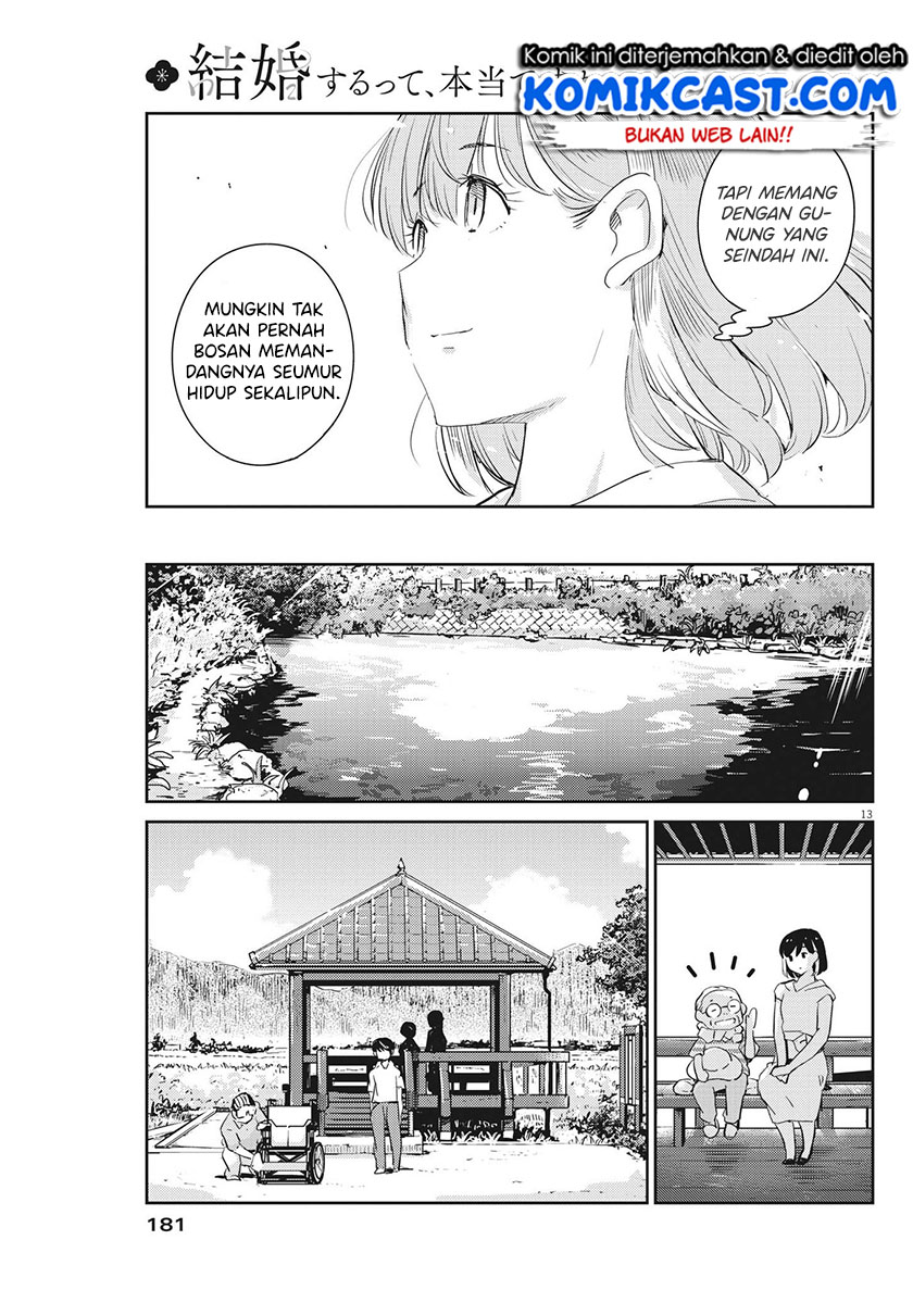 Kekkon Surutte, Hontou Desu ka? Chapter 68 Gambar 14